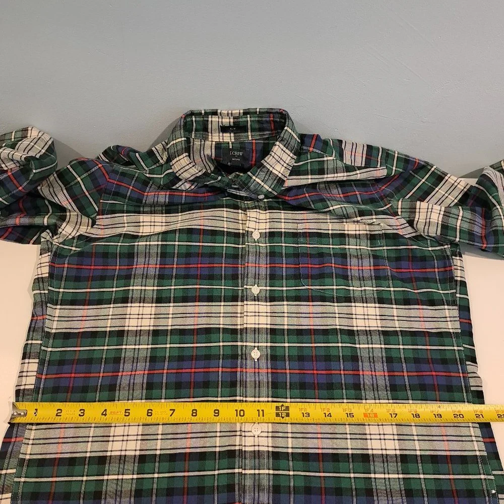 J. Crew Slim Fit Oxford men's large long sleeve button down shirt style C4283 - Picture 9 of 12